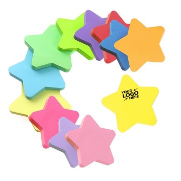 30 Sheets Pentagram Shaped Sticky Notes